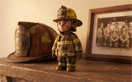 Firefighter Retirement Gifts Custom 3D Statues