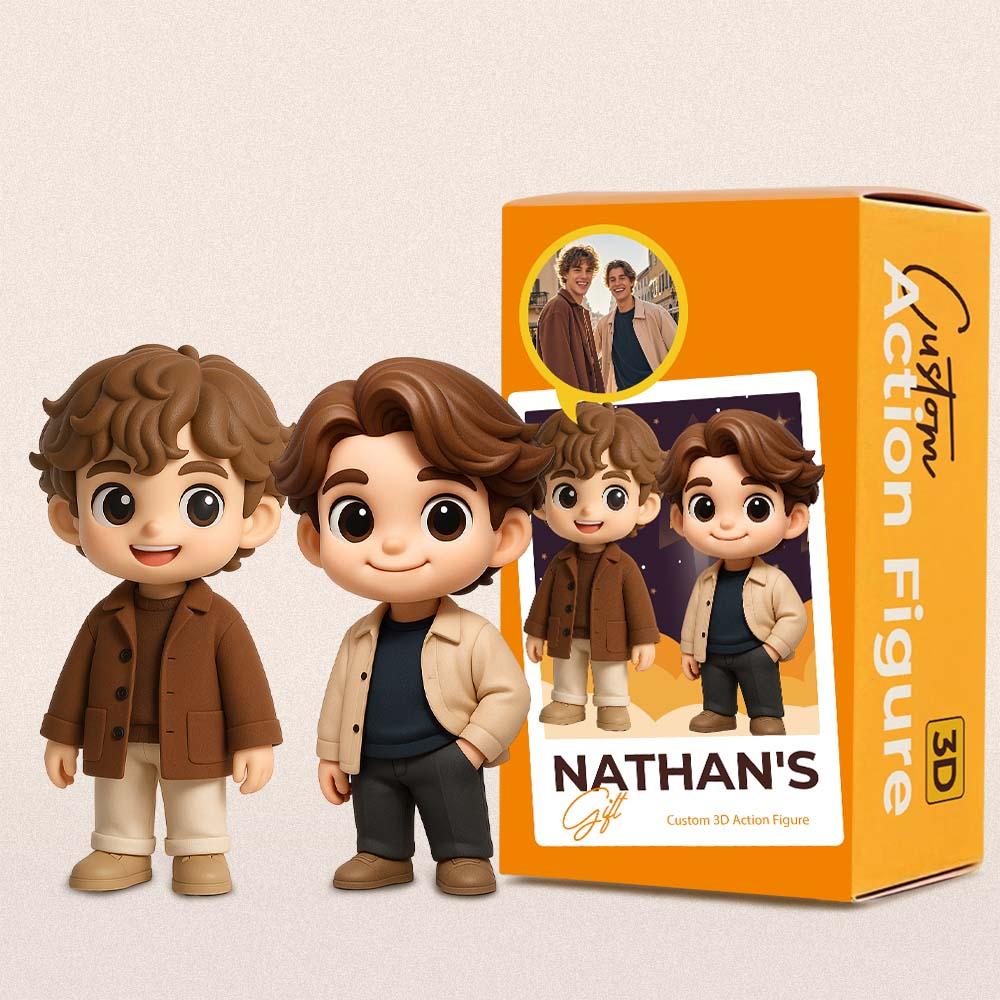 Personalized 3D Action Figure Turn Your Photo into a Unique Gifts for Brother