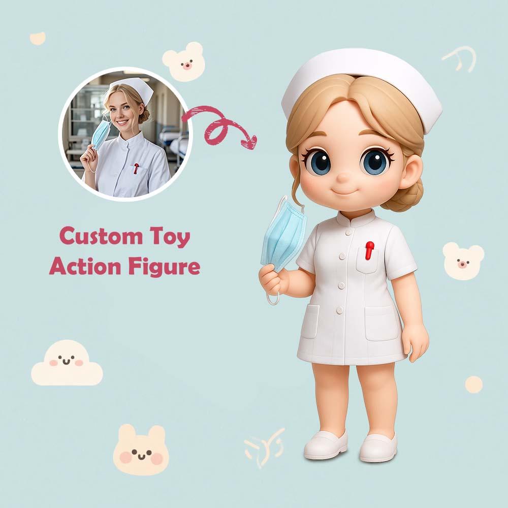 Custom 3D Action Figure From Your Photo Personalized Toy Figure Custom Action Figure Gifts For Doctors and Nurses