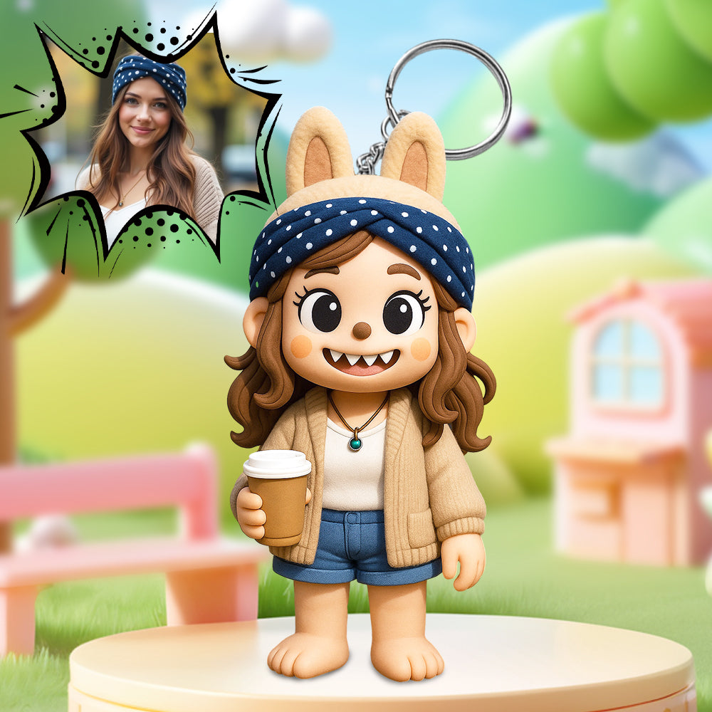 Personalized 3D Figurine with Unique Face and Fantasy Style Character
