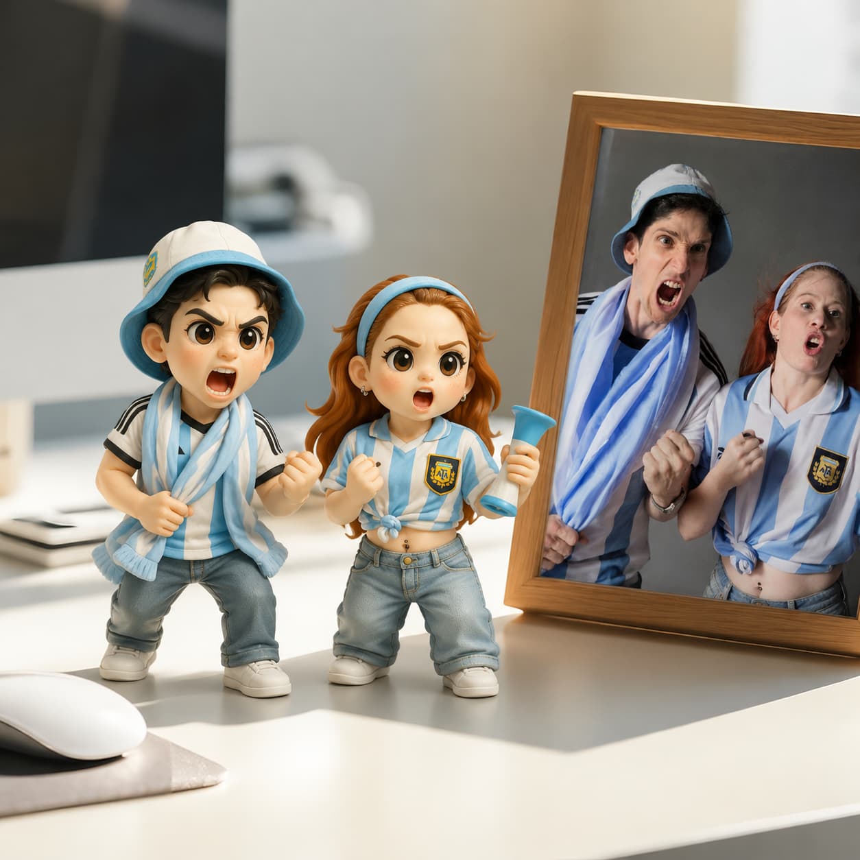 2026 World Cup Custom Football Figurine - Personalized Fan Gift From Photo
