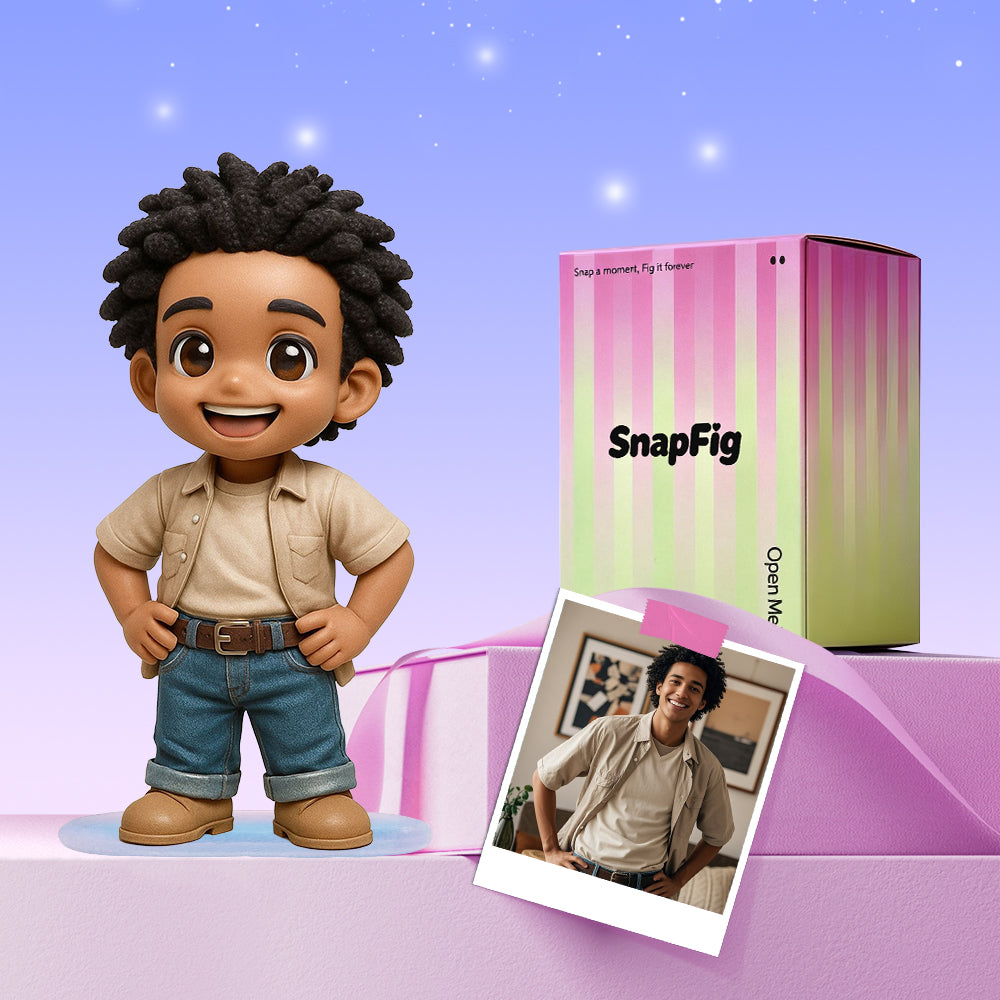 Custom AI 3D Figure Personalized Ultra Detailed Adorable Memorial Present Memorial Gift Idea For Anniversary