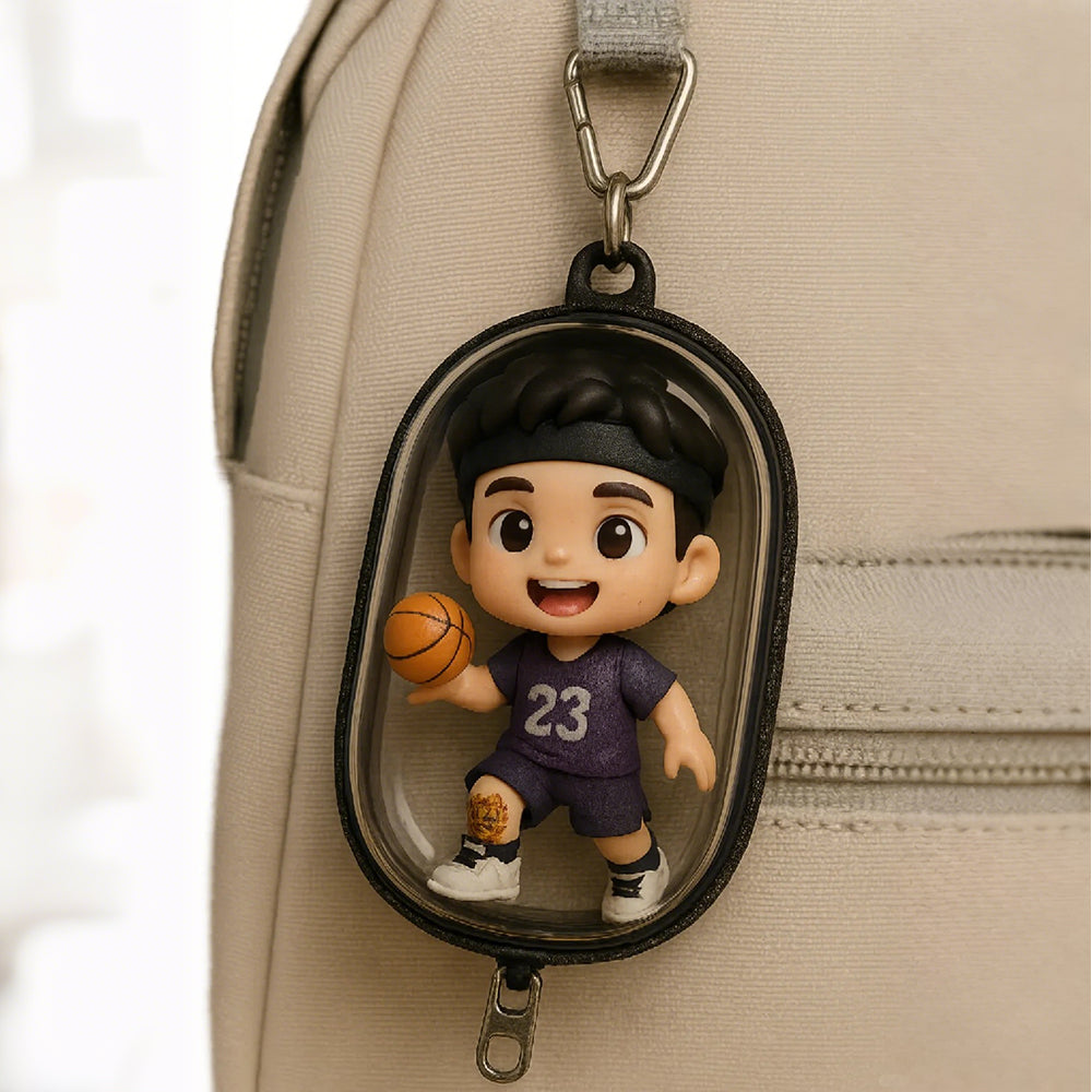 Back to School Custom 3D Charm Made from Picture Unique Accessory for Bags and Gifts
