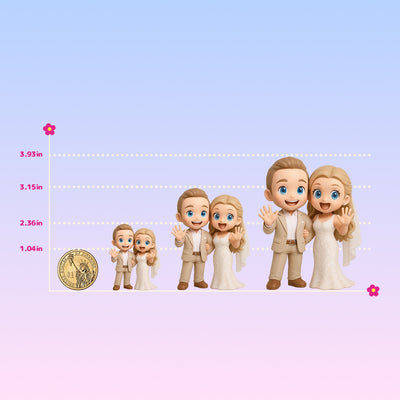 Custom 3D Figurine Gift Box: Premium Personalized Statue Set