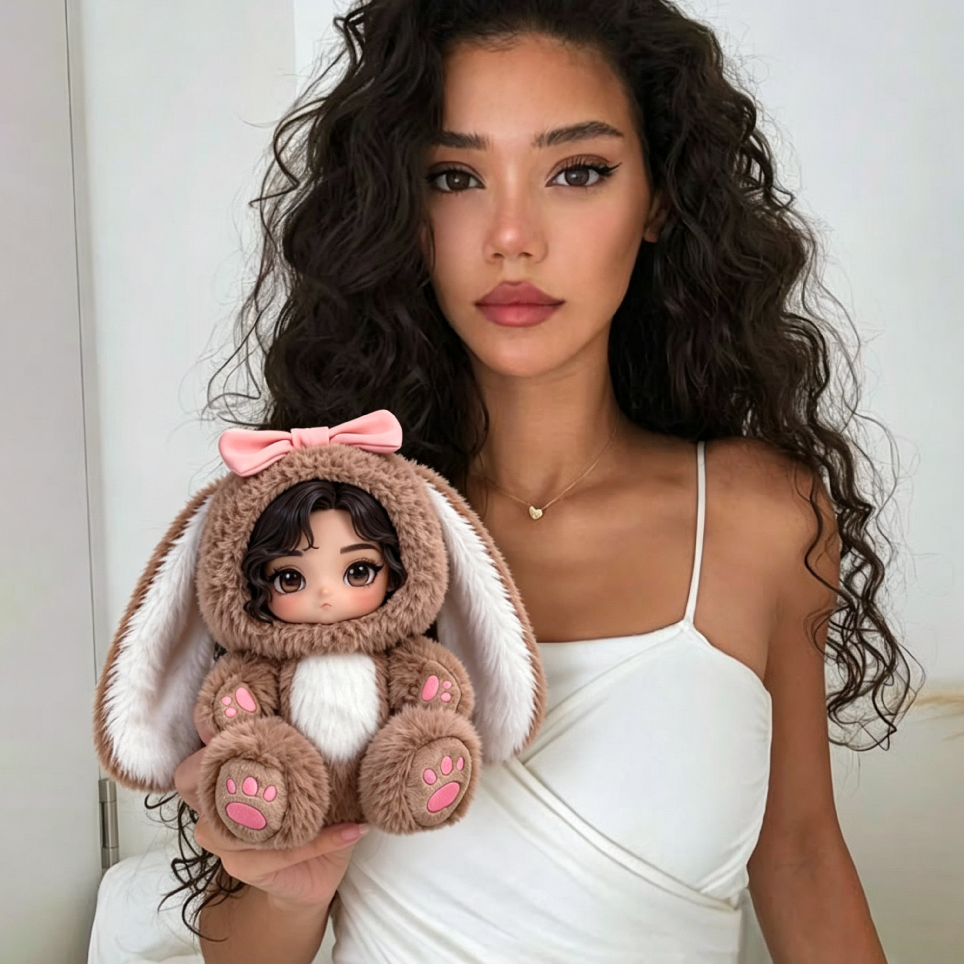 Custom Plush Doll From Your Photo - Personalized Stuffed Keepsake Gift With a Custom Face