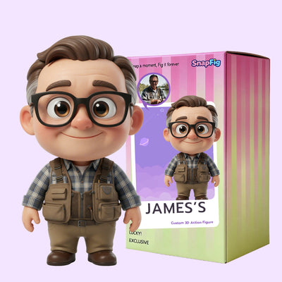 Custom Dad Figurine From Photo - Unique Father's Day Gift