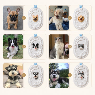 Custom Pet Aroma Stone - Personalized Diffuser Keepsake From Photo