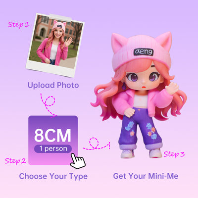 Custom AI 3D Figure Personalized Ultra Detailed Adorable Memorial Present Memorial Gift Idea For Anniversary