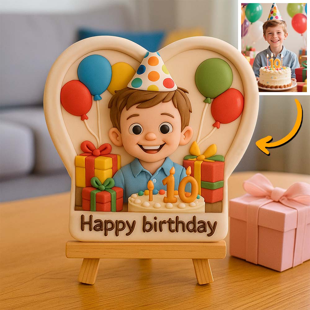 Custom Figurine 3D Printed Personalized Birthday Gift Photo Decoration For Celebration