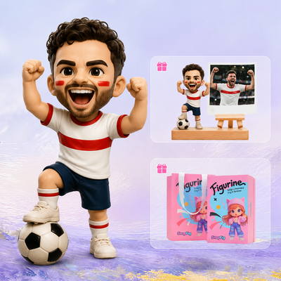 Custom France National Team Football Figurine - Exclusive 2026 World Cup Fan Gift