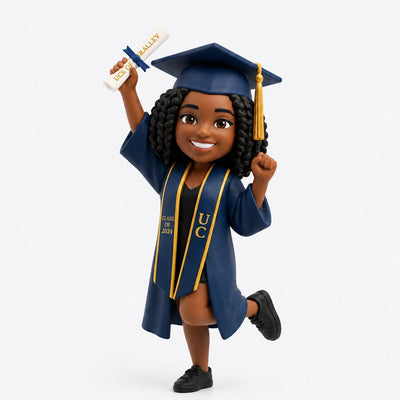 Custom Grad Gift – 3D Miniature Doll in a Keepsake Box
