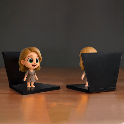 Custom 3D Cartoon Fridge Magnet from Photo Personalized Mini Figurine Gift Unique Magnetic Decoration for Him Birthday Gift Idea