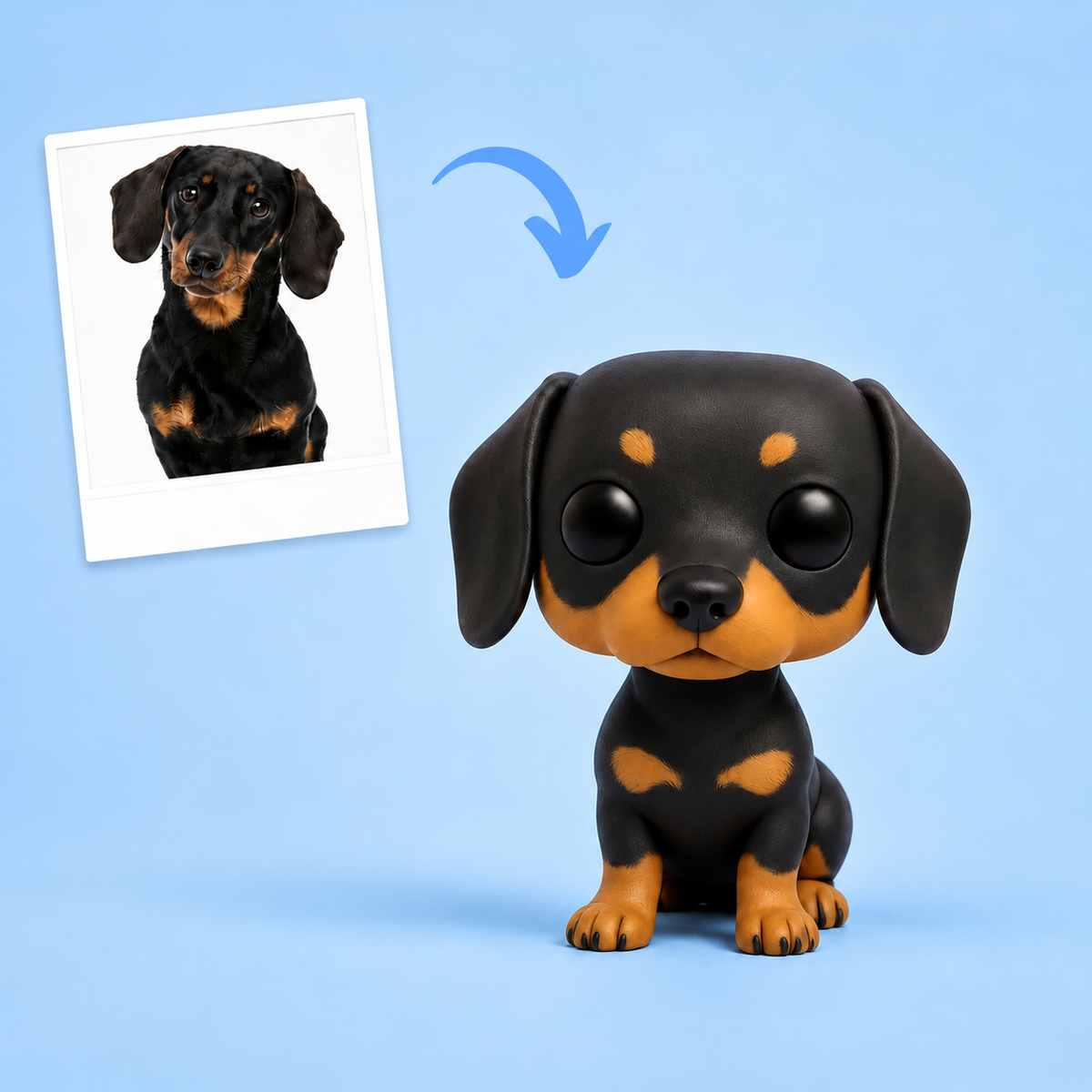 Custom Funko Figure From Photo - Personalized Person or Pet Figurine
