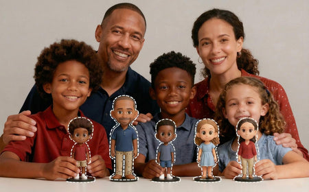 Turning Photos into Custom Family Portrait Figures