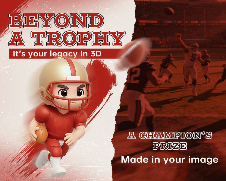 Custom 3D Figurines Are the Ultimate Super Bowl Surprise