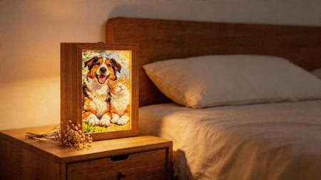 Transform Family Memories into Cozy Bedside Art