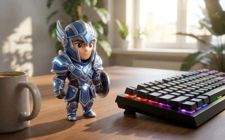 Custom 3D printed cosplay figurine