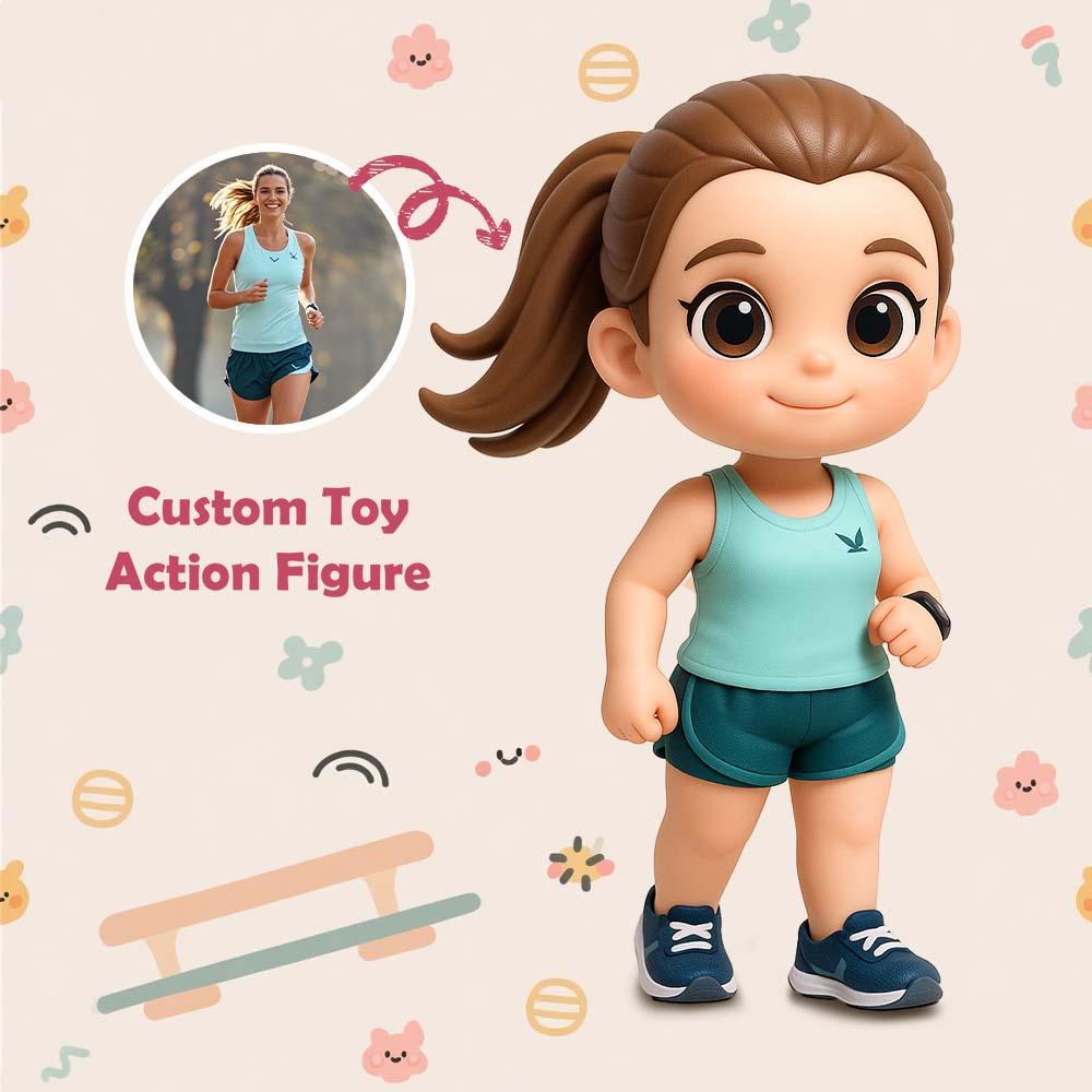Personalized 3D Action Figure Turn Your Photo into a Unique Gift for Sports Lover