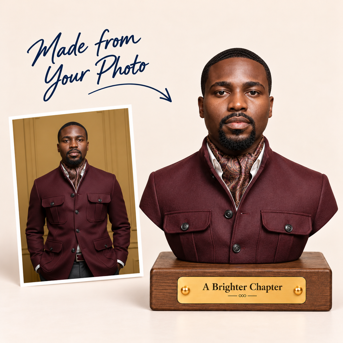 Custom Personalized Bust From Your Photo