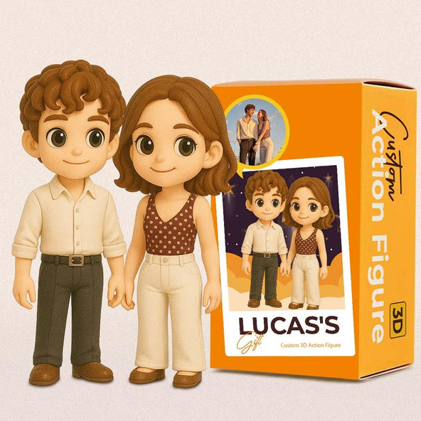 Custom 3D Action Figure From Your Photo Personalized Toy Figure Custom Action Figure Gift for Girlfriend/Boyfriend