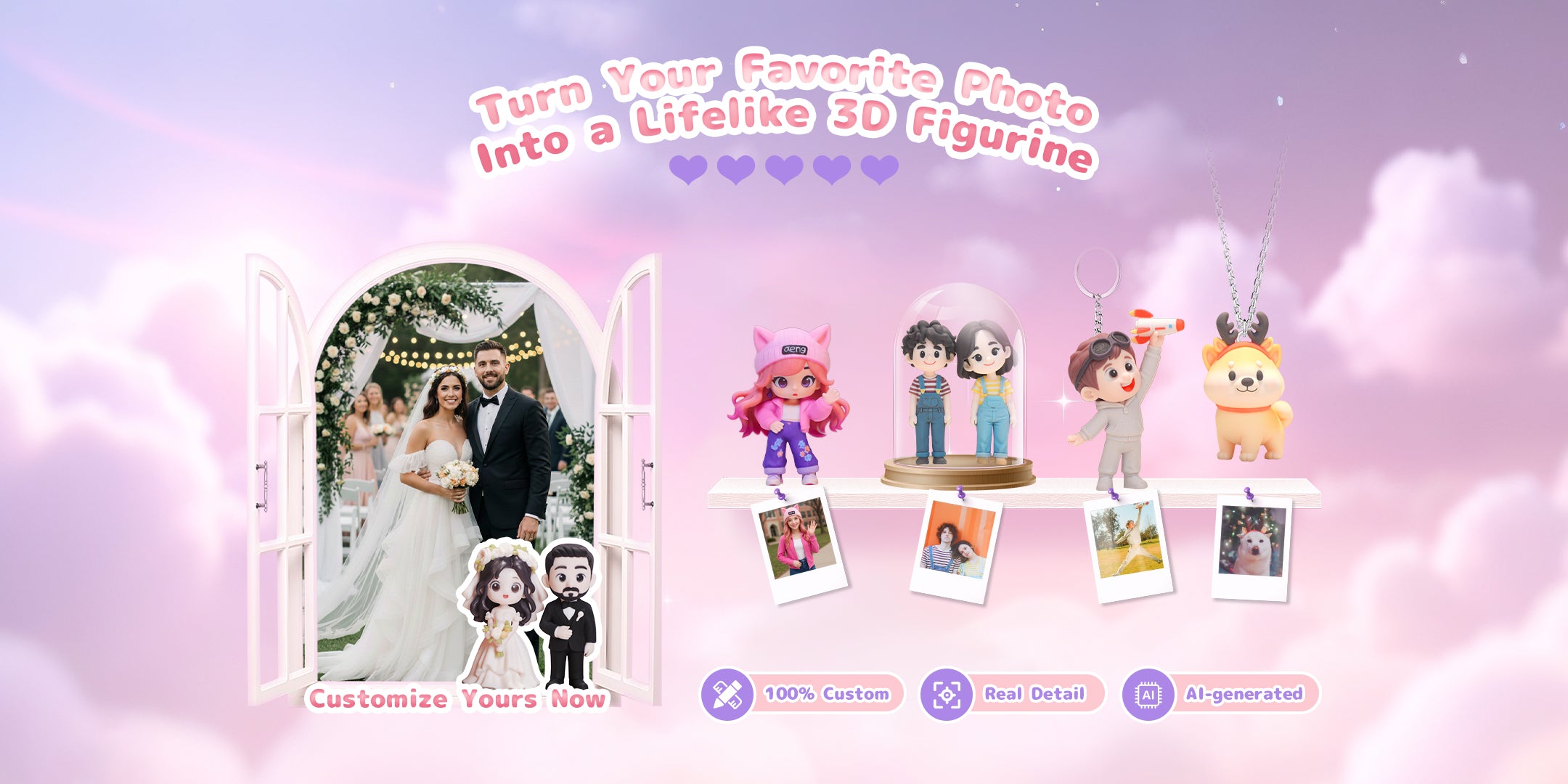 Valentine's Sale: Custom Couple Figures & Gifts