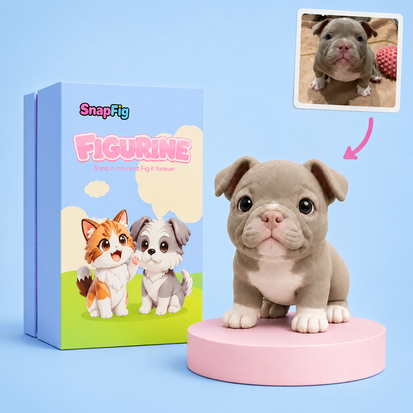 Custom Pet Figurine from Photo - Dog & Cat Keepsake