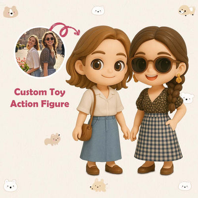 Custom Sister Gifts Toy Figure 3D Mini Figures Personalization Photo Blind Box Gifts For Her