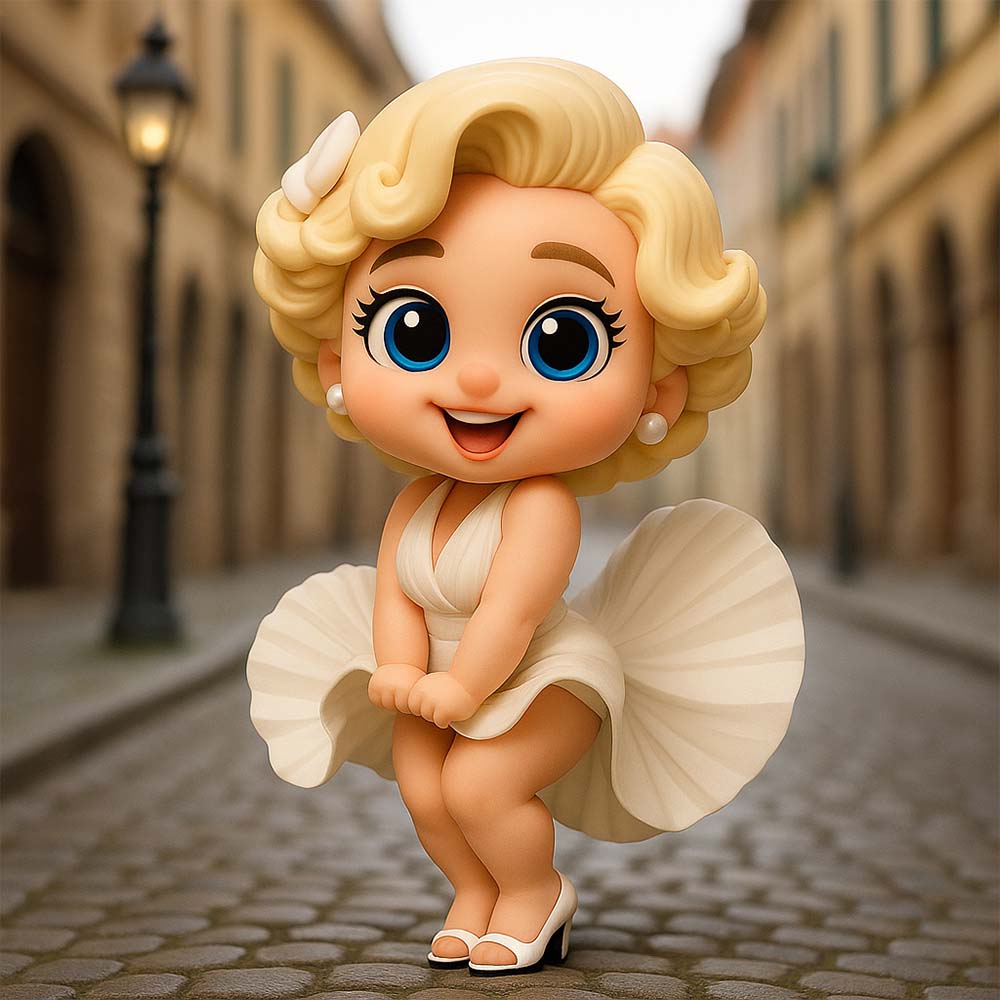 Custom 3D Cartoon Chibi Figure Unique Character Style Premium Personalized Model Fan Best Gift Collectible Decoration