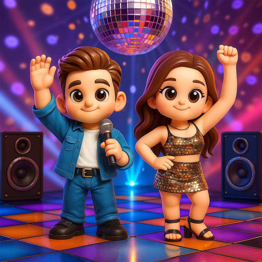 Custom Mini 3D Figurine Party Memories Personalized 3D Blind Box Keepsake Toy Gift For Her