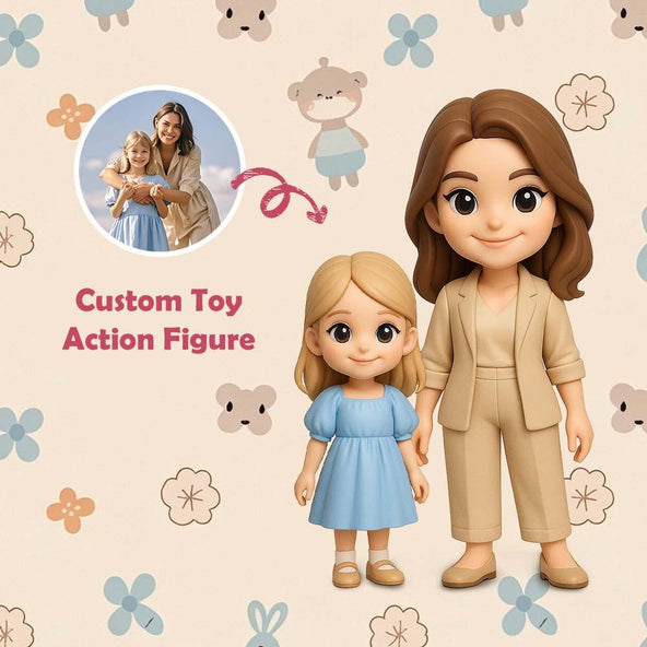 Personalized 3D Action Figure Custom Action Toy Figure Turn Your Photo into a Unique Gift for Mother
