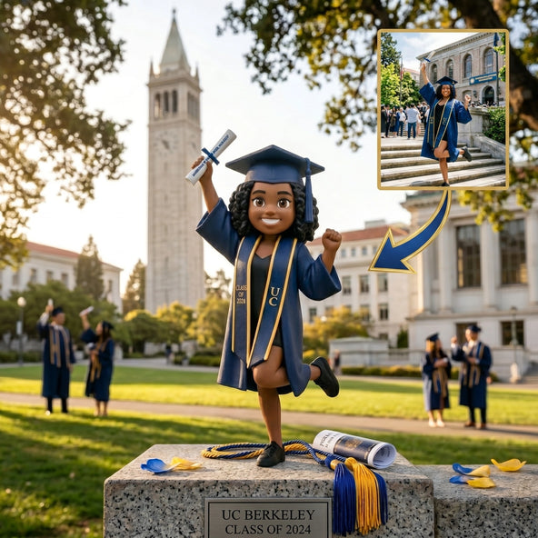 Custom Grad Gift – 3D Miniature Doll in a Keepsake Box