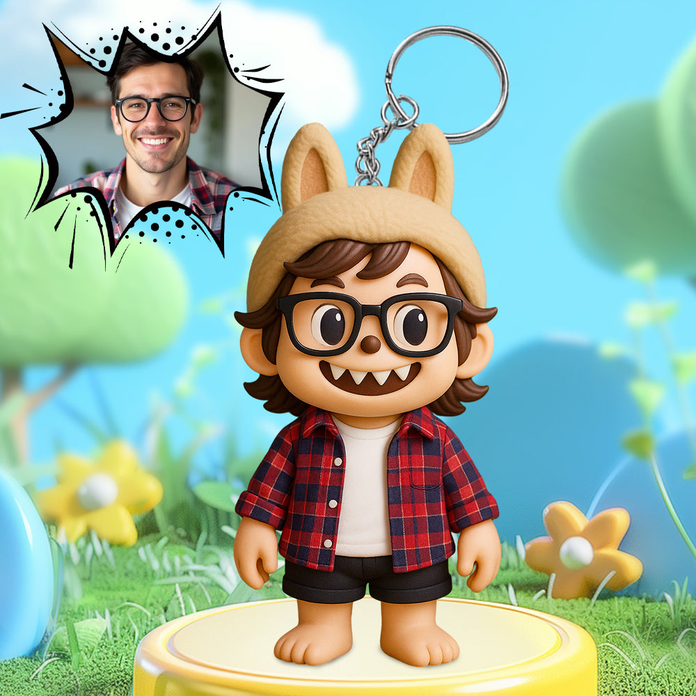 Personalized 3D Figurine with Unique Face and Fantasy Style Character