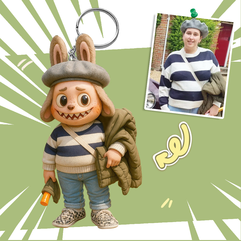 Personalized 3D Figurine with Unique Face and Fantasy Style Character