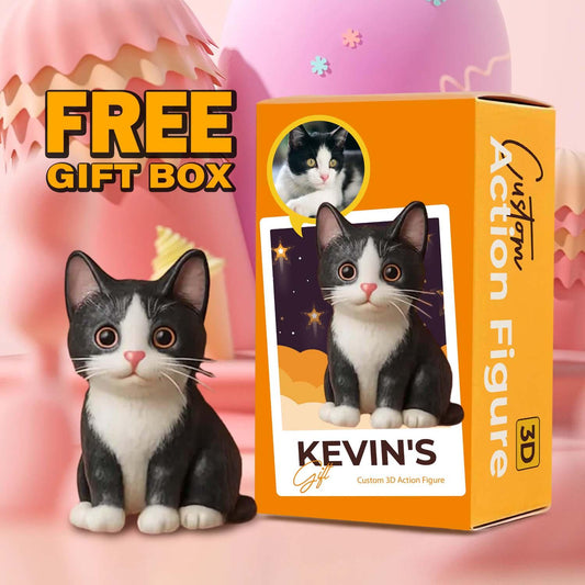 Custom 3D Action Figure From Your Photo Personalized Toy Figure Custom Action Figure Gifts For Pet Lovers