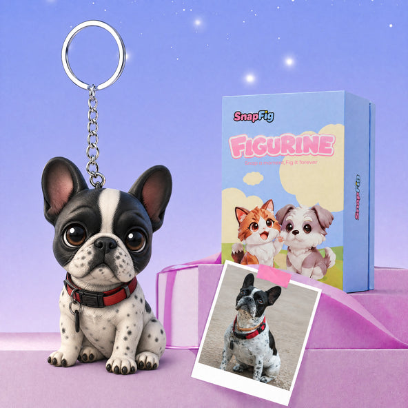 Custom 3D Pet Figure Keychain & Bag Charm - Take Them Everywhere