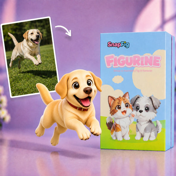 Custom 3D Pet Figurine - From Your Photo