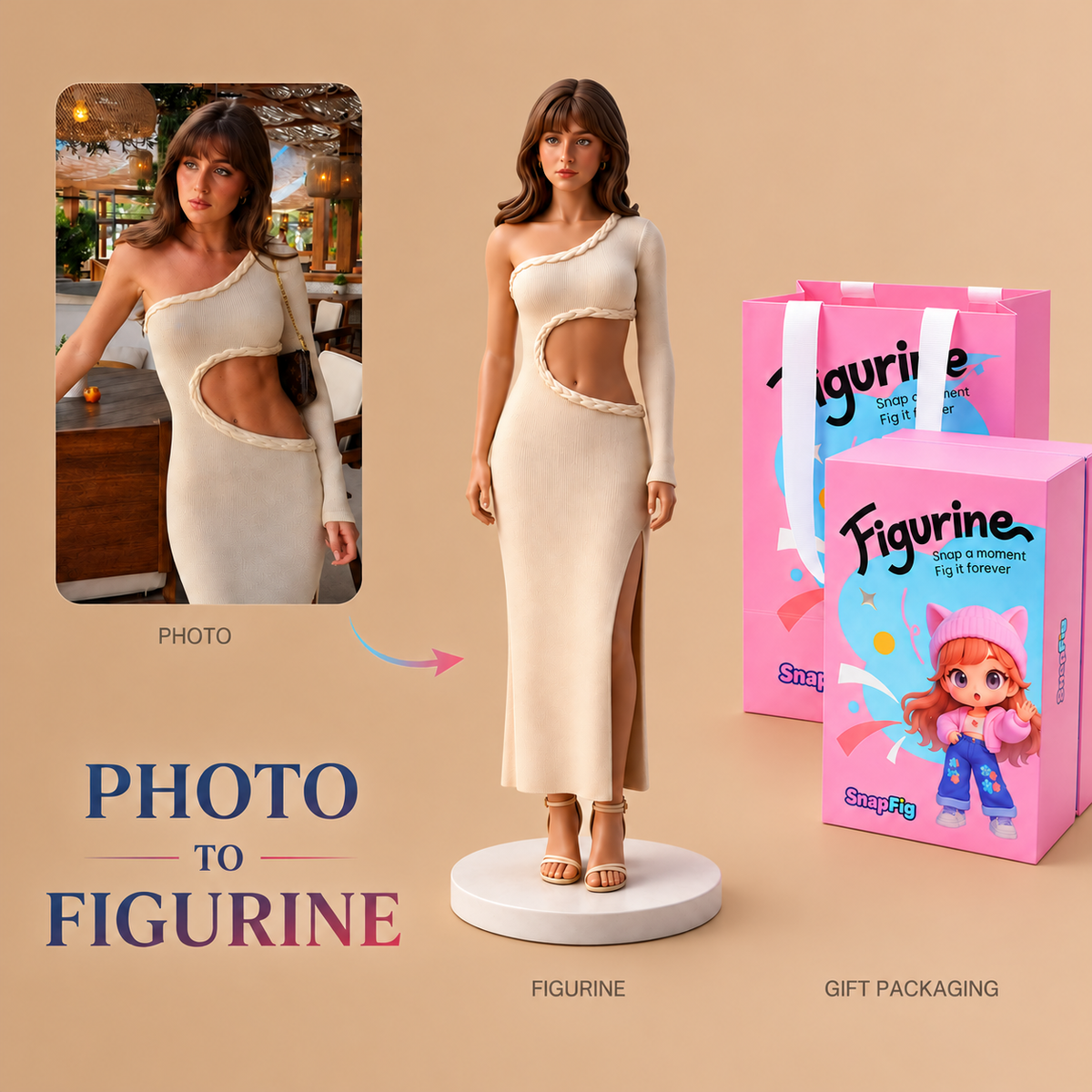 Custom Statue from Photo - Hand-Sculpted Realistic Figurine