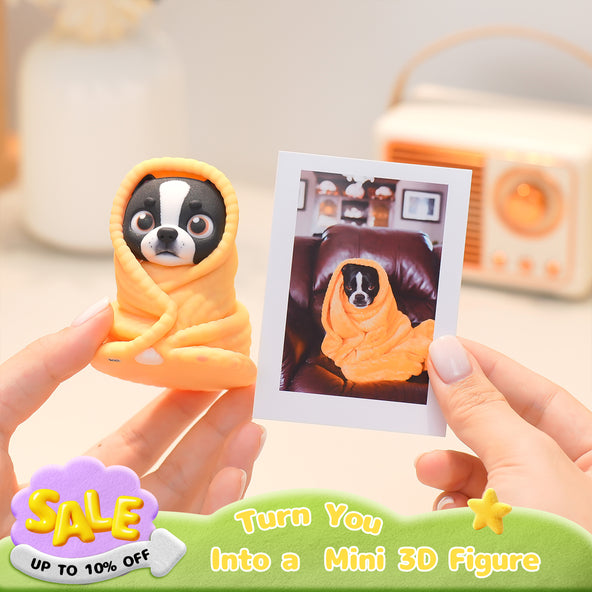 Custom 3D Pet Figurine - Personalized Gift for Pet Lovers