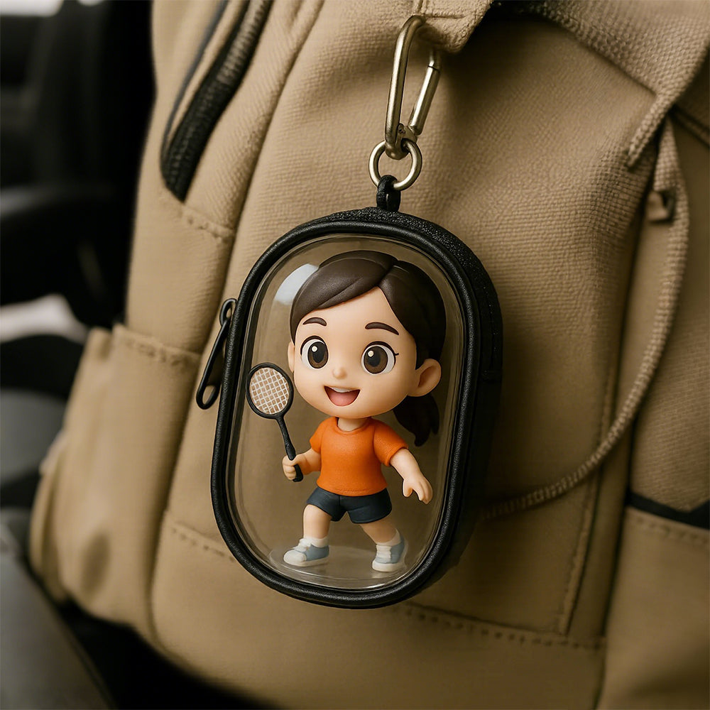 Custom Character Backpack Charm Cute 3D Accessory Gift