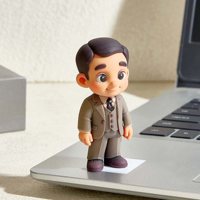 Custom 3D Figure Office Desk Figurine Based on Your Photo Professional Style for Boss