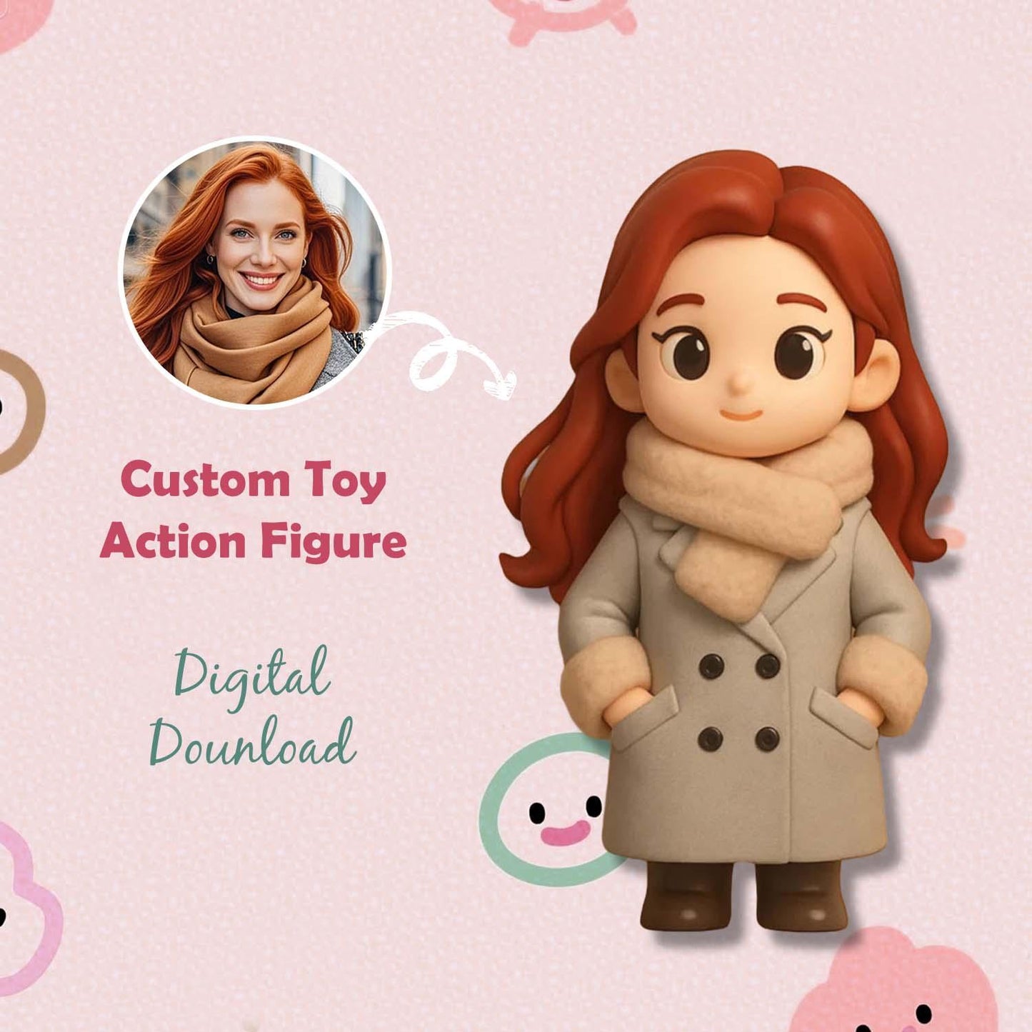 Personalized 3D Action Figure Turn Your Photo into a Unique Wedding Gifts