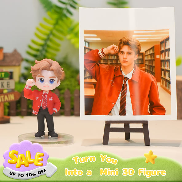 Custom AI 3D Figure Personalized Ultra Detailed Adorable Memorial Present Memorial Gift Idea For Anniversary