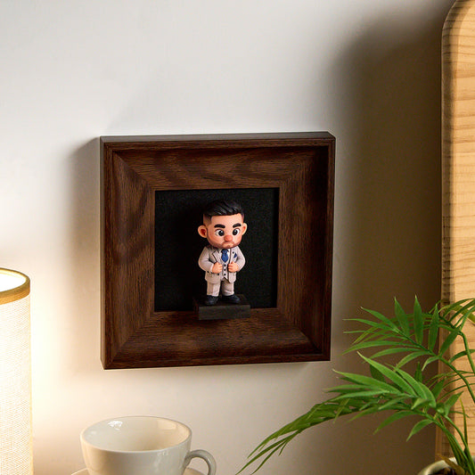 Custom 3D Figure Display Case Wall-Mounted Showcase Frame Wall Picture Frames DIY Decor Display Shelf