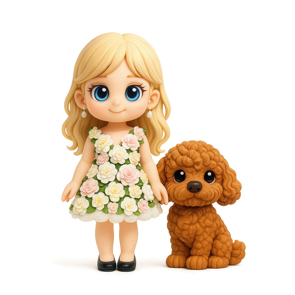 Custom AI 3D Figure Personalized Ultra Detailed Decor Adorable Memorial Gift Idea For Anniversary