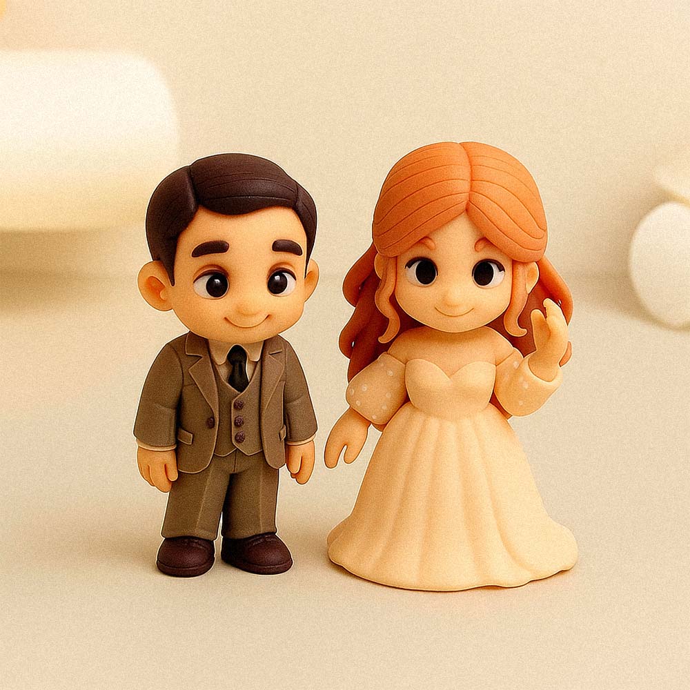 Custom 3D Action Figure from Your Photo Personalized Toy Figure Unique & Memorable Gift for Lovers, Boyfriends, Girlfriends