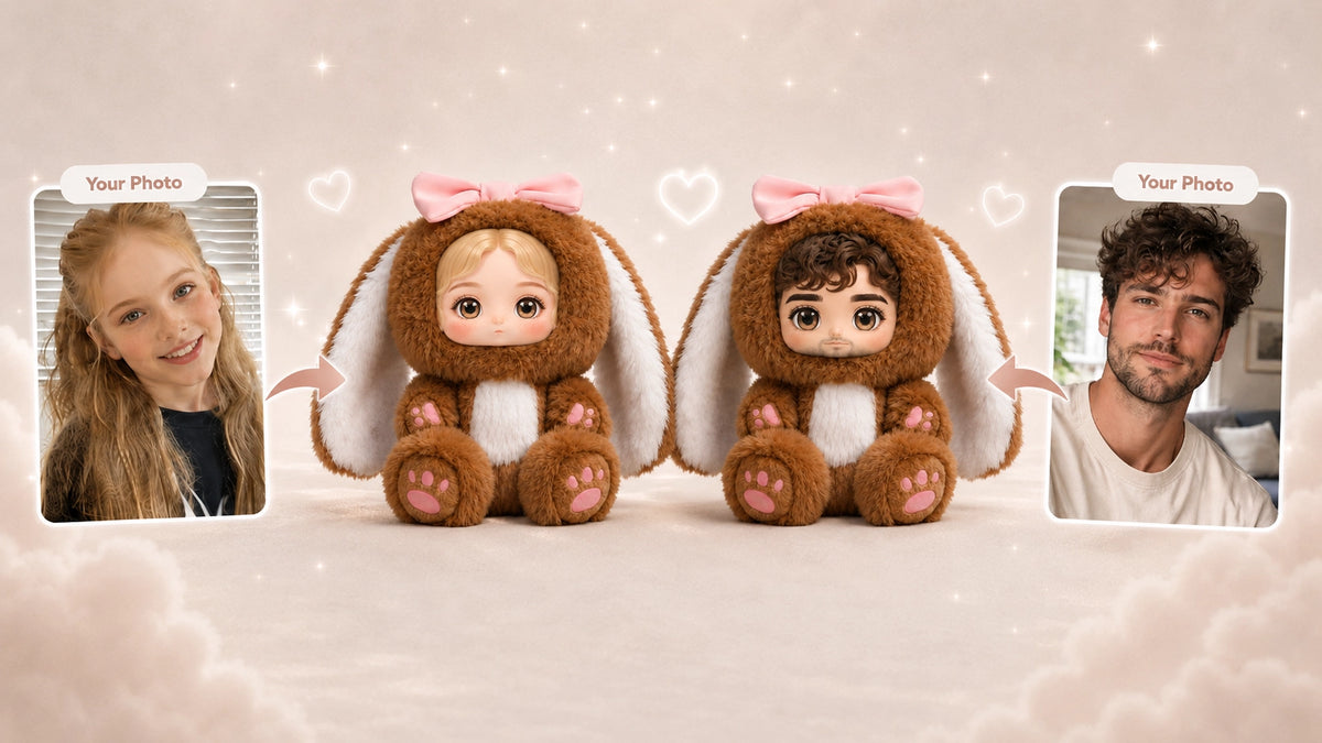 Turn Any Photo Into a <strong>One-of-a-Kind Plush</strong>