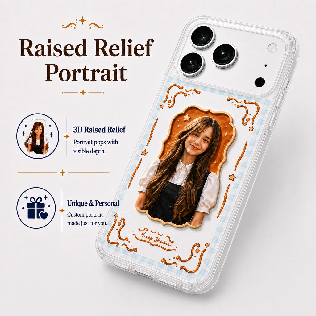 Personalized 3D Embossed Relief iPhone 17 Case Personalized 3D Embossed Relief iPhone 17 Case