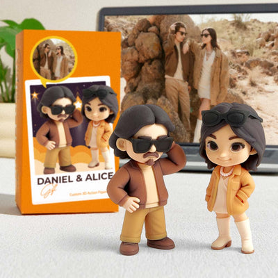Custom 3D Figurine from Photo Personalized 3D Modeling Gift Handcrafted Mini Character Keepsake