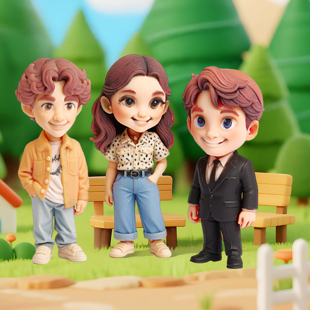 Custom 3D Action Figure From Your Photo Personalized Toy Figure Custom Action Figure Gifts For Birthday