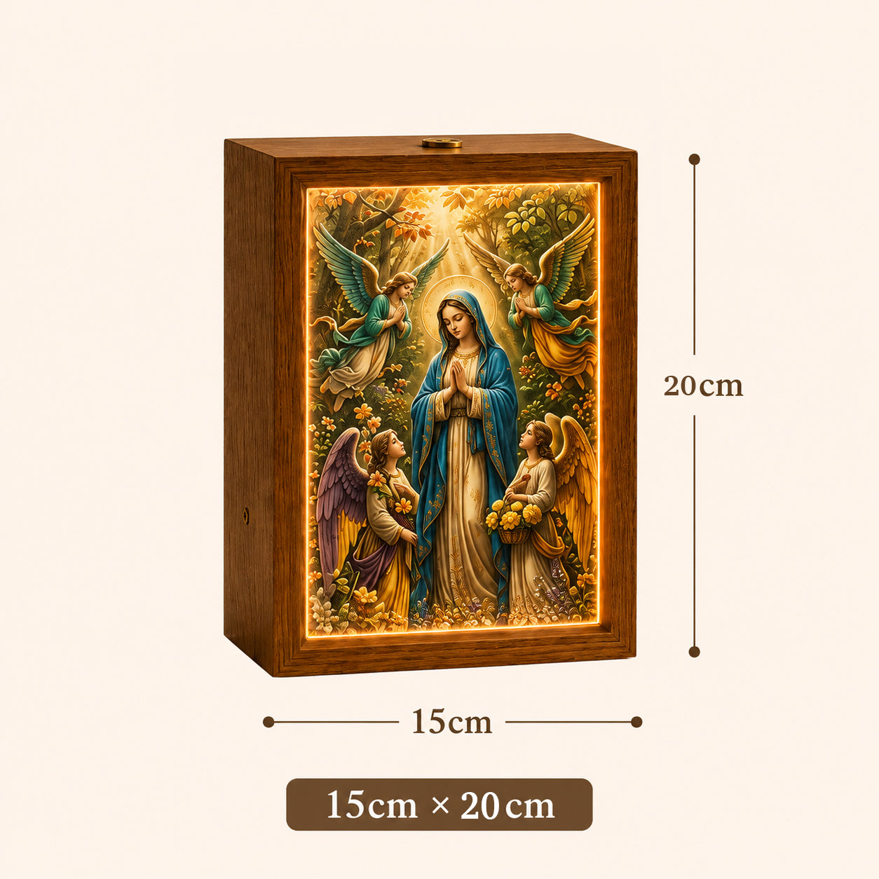 3D Picture Frame  of Prosperity タイ製 Custom 3D Embossed Relief Photo Frame - Oil Painting Lightbox Portrait